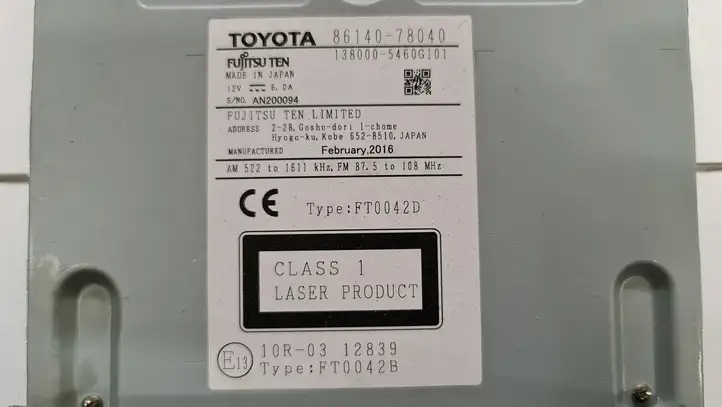 Lexus NX (2014 - 2017) 8614078040 Магнитола / мультимедийная система — фото 2