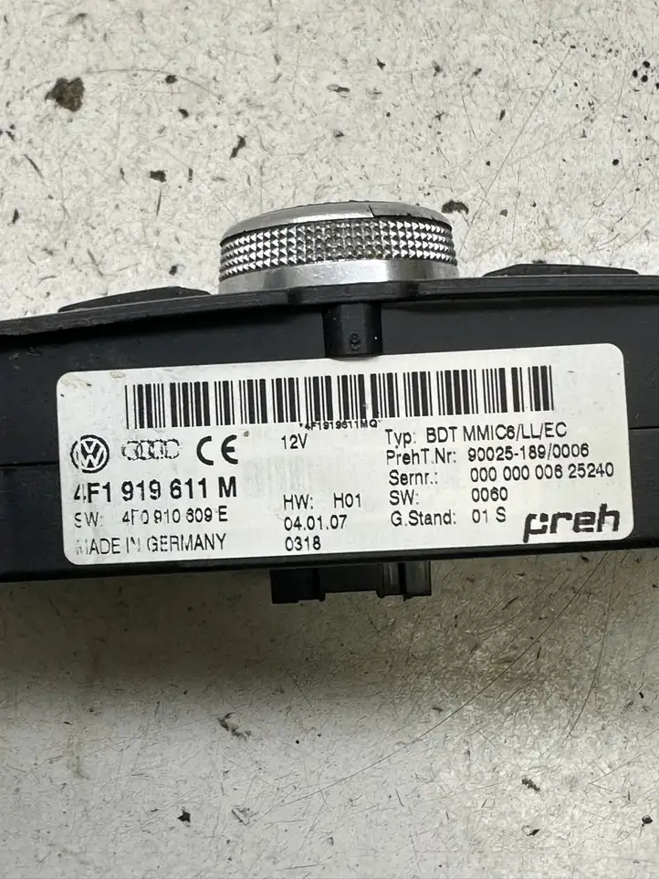 Audi A6 S6 C6 4F (2004 - 2008) 4F1919611M Контроллер мультимедийной системы — фото 3