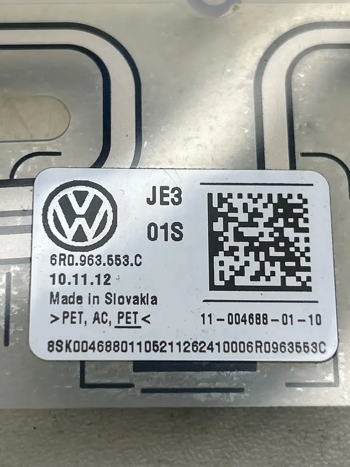 Volkswagen Polo V 6R (2009 - 2015) 6R0963553C Датчик занятости сиденья — фото 3