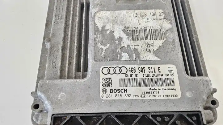 Audi A6 C7 (2011 - 2014) 4G0907311E Блок управления двигателем (ЭБУ) — фото 2