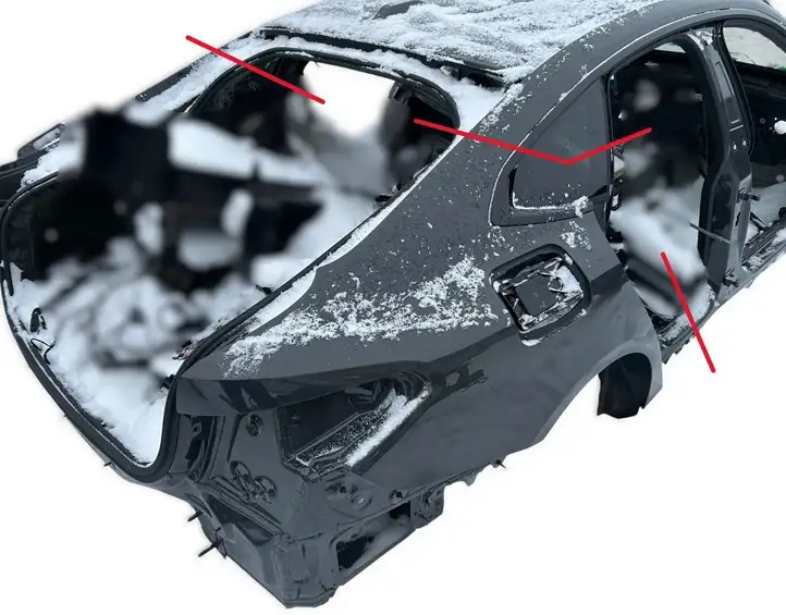BMW 4 G22 G23 G24 G26 (2020 - ) 41009626147 Задняя часть кузова — фото 4