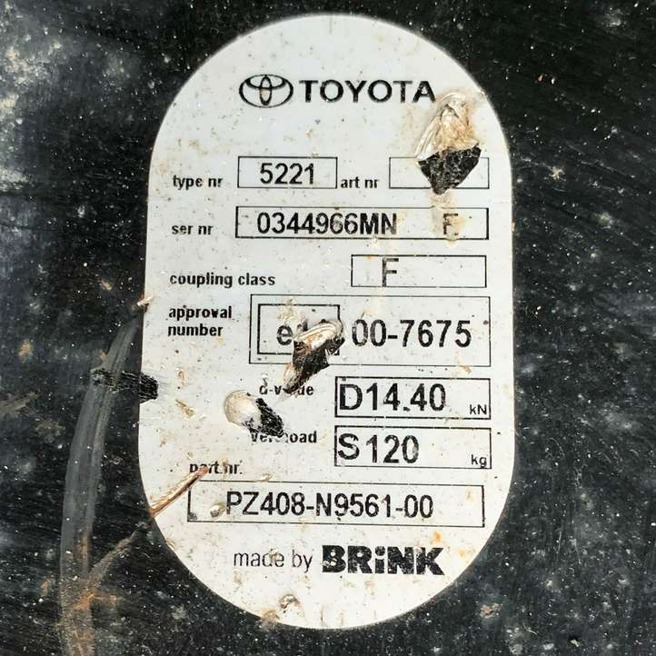Toyota Hilux (2011 - 2015)  PZ408N956100 Комплект крюка