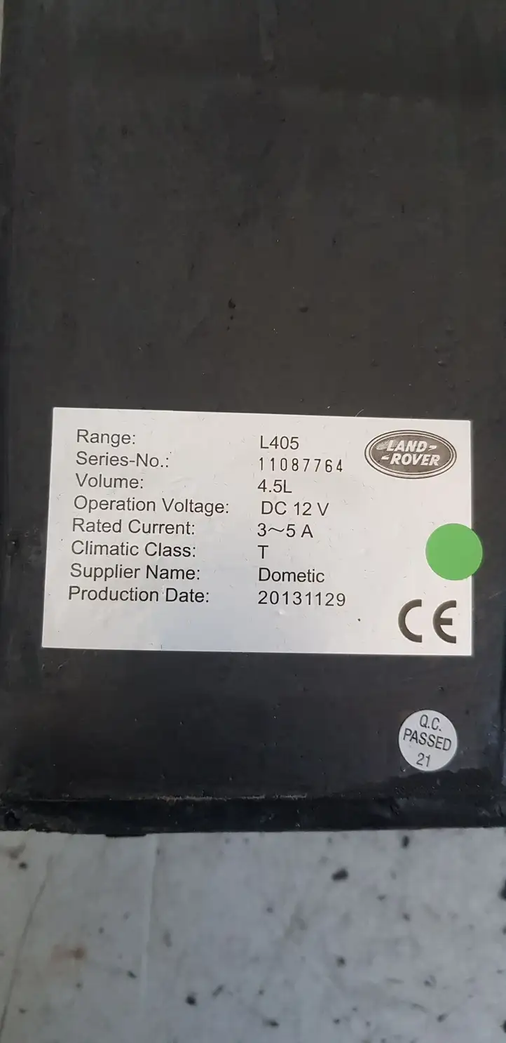 Land Rover Range Rover L405 (2012 - 2017) Автомобильный холодильник — фото 5