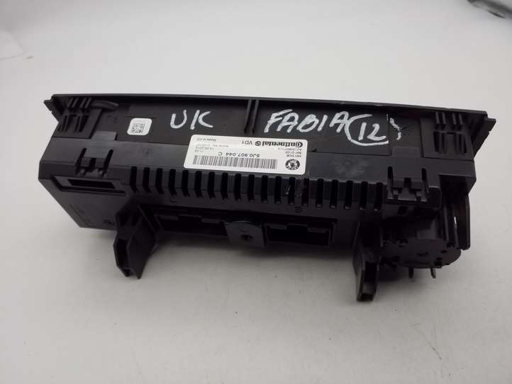 Skoda Fabia Mk2 (5J) (2007 - 2014)  5J0907044C Блок управления кондиционера воздуха / климата/ печки (в салоне)