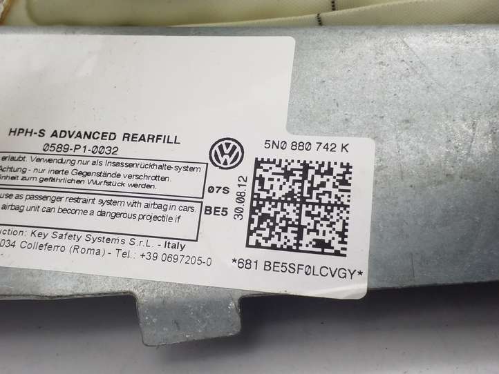 Volkswagen Tiguan (2011 - 2016)  5N0880742K Звукоизоляция крыши