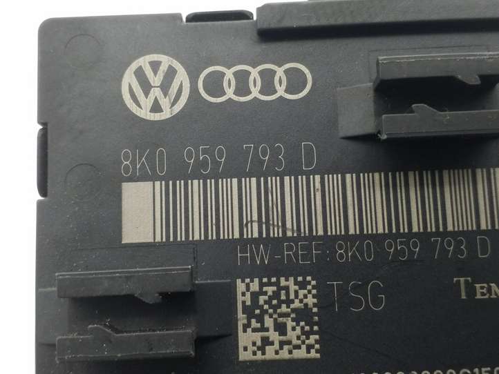 Audi A6 (2008 - 2011)  8K0959793D Блок управления дверью