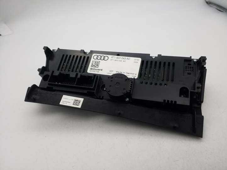Audi A4 (2007 - 2011)  8T1820043AC Блок управления кондиционера воздуха / климата/ печки (в салоне)
