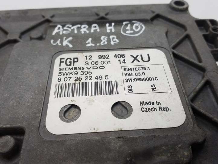 Opel Astra (2004 - 2009)  12992406XU Блок управления двигателем ECU