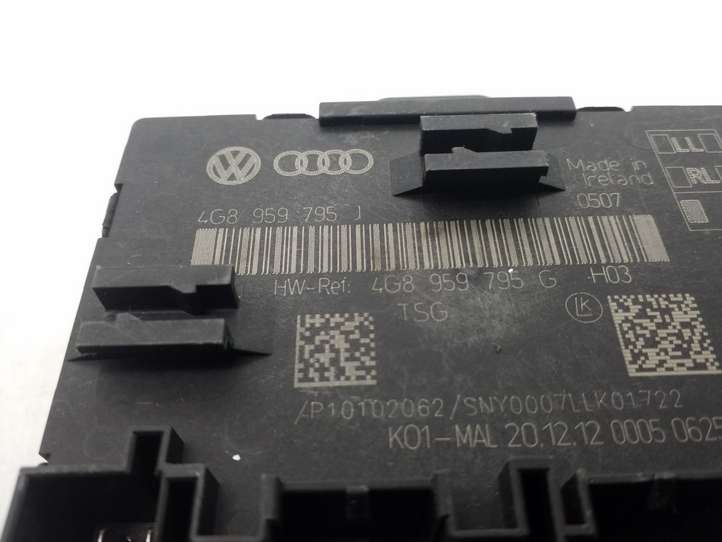 Audi A6 (2011 - 2014)  4G8959795J Блок управления дверью