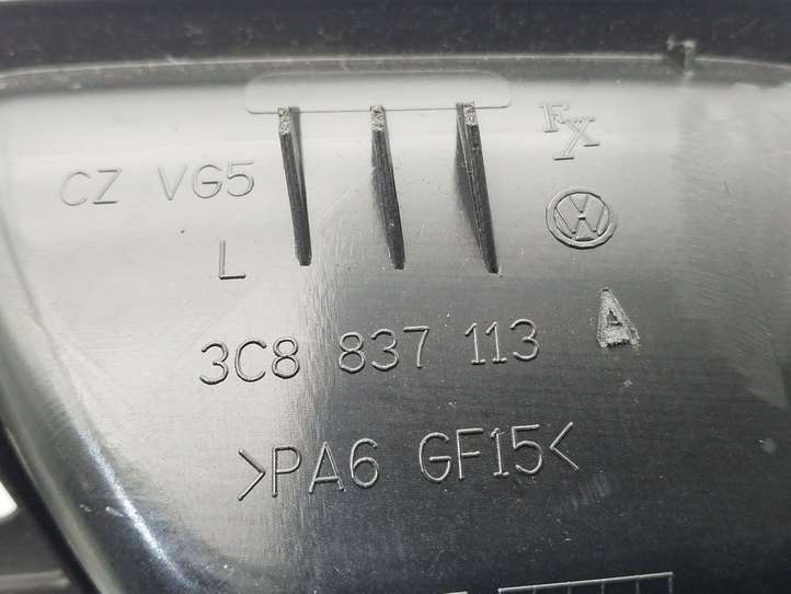Volkswagen Passat CC (2008 - 2012)  3C8837113A Передняя звукоизоляция