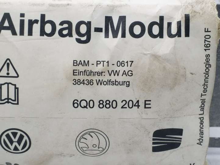 Skoda Fabia Mk1 (6Y) (1999 - 2007)  6Q0880204E Подушка безопастности пассажира