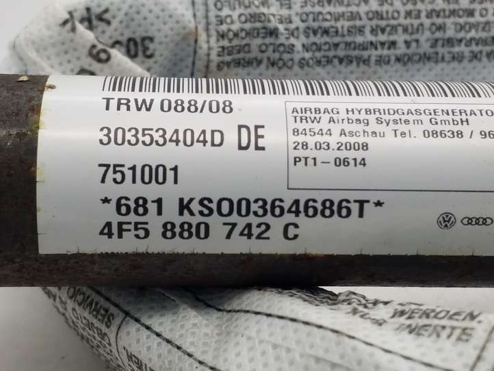 Audi A6 (2008 - 2011)  4F5880742C Звукоизоляция крыши