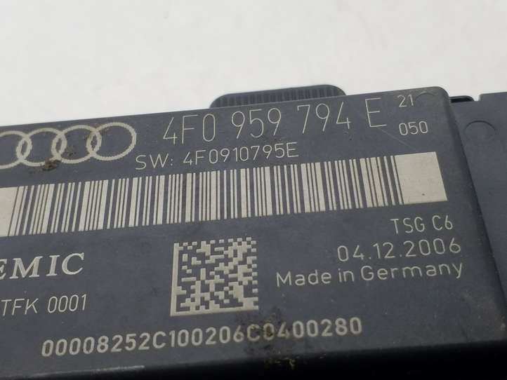 Audi A6 (2008 - 2011)  4F0959794E Блок управления дверью