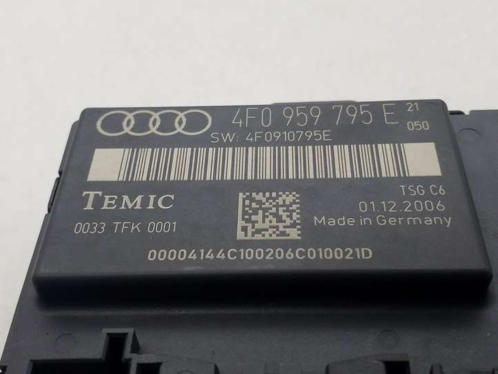 Audi A6 (2008 - 2011)  4F0959795E Блок управления дверью