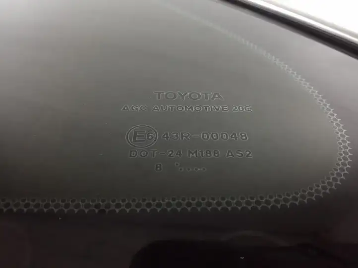 Toyota Avensis T270 (2009 - 2012) 62720-05080 Заднее боковое стекло — фото 4