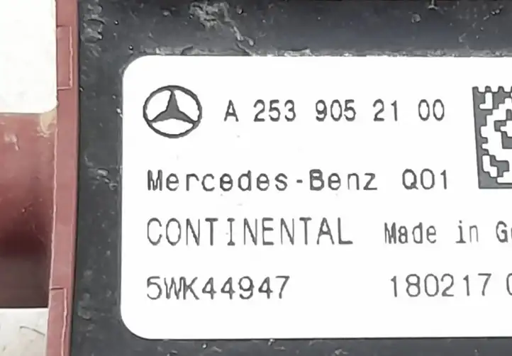 Mercedes-Benz GLC X253/C253 (2015 - ) Датчик удара SRS — фото 3
