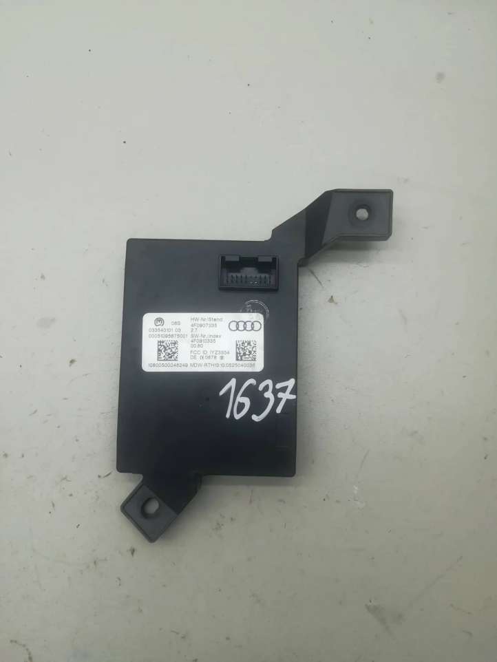 4F0907335 Audi A6 S6 C6 4F Beraktės sistemos KESSY (keyless) valdymo blokas/ modulis