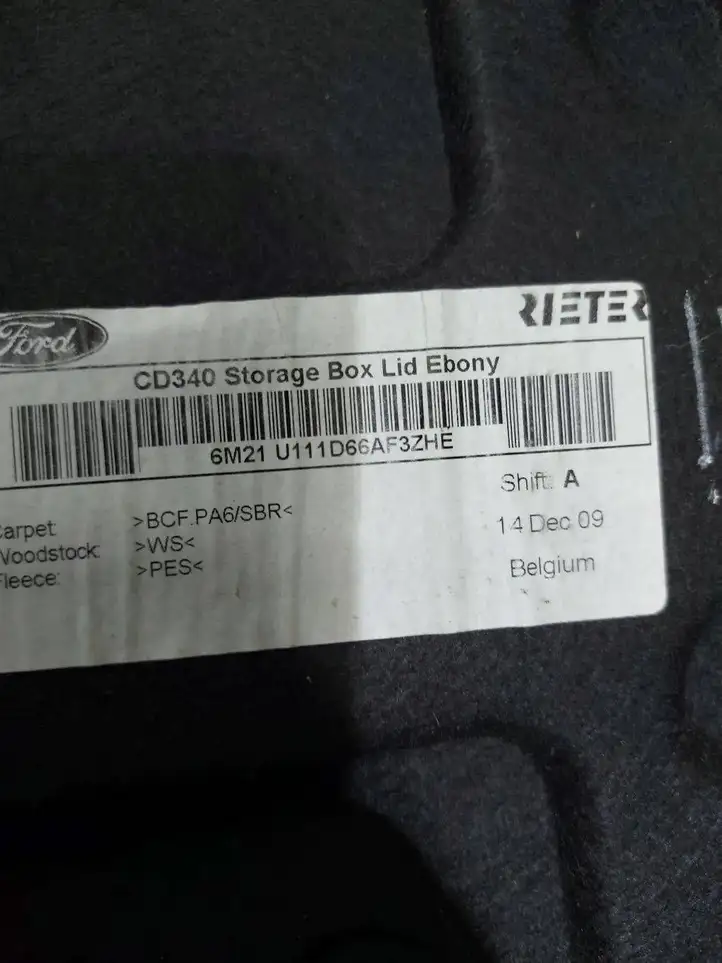 Ford Galaxy (2010 - 2015) m21u111d66af3zhe Коврик для второго ряда — фото 3