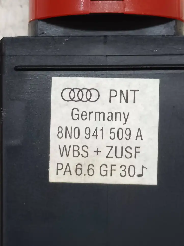 Audi TT Mk1 (1998 - 2003) 8N0941509A Включатель аварийных фонарей — фото 5