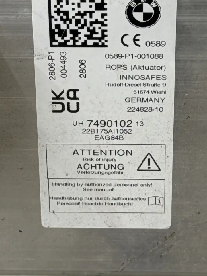 BMW M4 G82 G83 (2020 - ) 7490102 Система защиты от опрокидывания — фото 6
