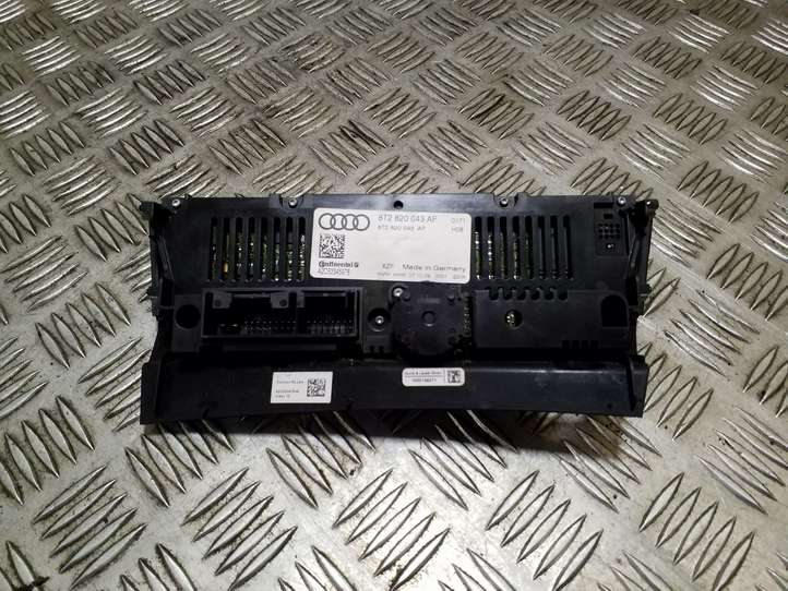 Audi A4 (2007 - 2011)  8T2820043F Блок управления кондиционера воздуха / климата/ печки (в салоне)
