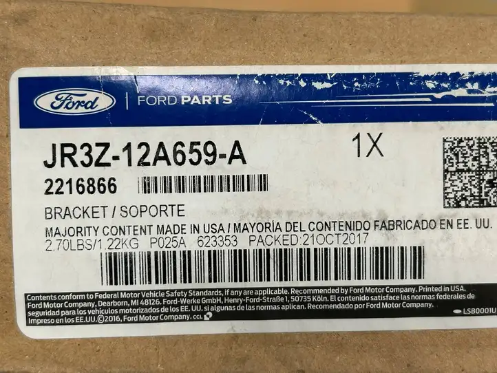 Ford Mustang VI (2015 - ) JR3A12A692AF Кронштейн ЭБУ двигателя — фото 3