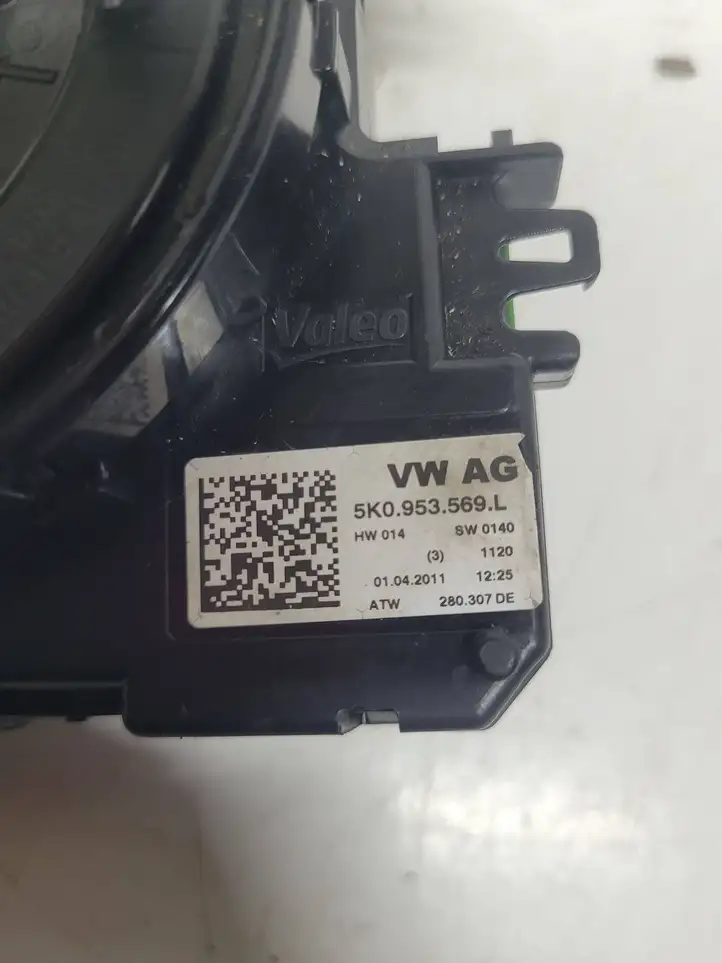 Volkswagen Touran II (2010 - 2016) 5K0953569L Контактное кольцо SRS — фото 3