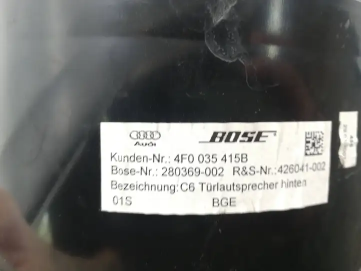 Audi Q7 4L (2005 - 2009) 4F0035415B Динамики задних дверей — фото 3