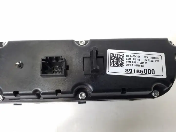 Opel Corsa F (2019 - ) 39185000 Блок управления кондиционером — фото 2