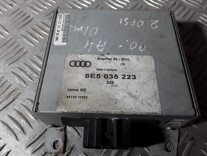 Audi A4 S4 B6 8E 8H (2000 - 2006) 8E5035223 Блок Hi-Fi аудиосистемы — фото 1