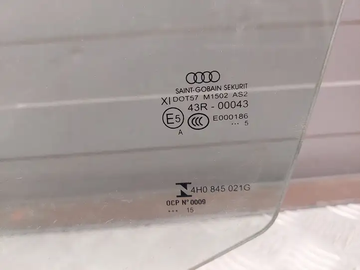 Audi A8 S8 D4 4H (2013 - 2017) 4H0845021G Стекло передней двери — фото 2