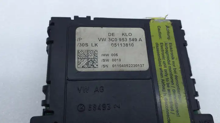 Volkswagen PASSAT B6 (2005 - 2010) 3C0953549A Датчик угла поворота руля — фото 3