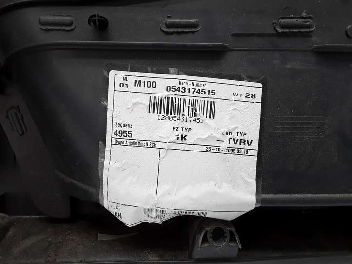 Volkswagen Golf V (2003 - 2009)  1K4867012 Обшивка передней двери