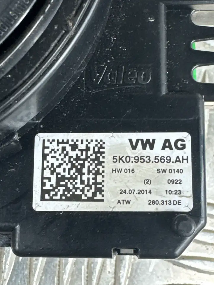 Skoda Yeti (5L) (2009 - 2012) 5K0953569AH Контактное кольцо SRS — фото 4