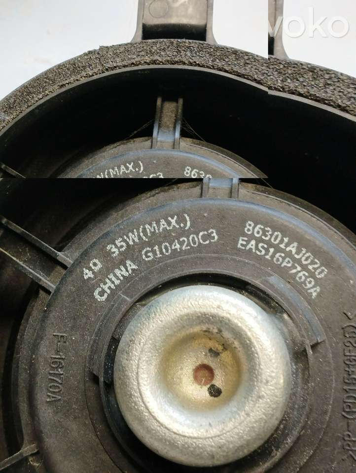 Subaru Outback (2009 - 2014)  86301AJ020 Громкоговоритель (громкоговорители) в заднем подоконнике