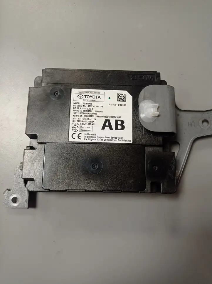 Toyota Sienna XL40 IV (2021 - ) 8674106092 Модуль управления видео — фото 1