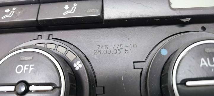Volkswagen PASSAT B6 (2005 - 2010)  74677510 Блок управления кондиционера воздуха / климата/ печки (в салоне)