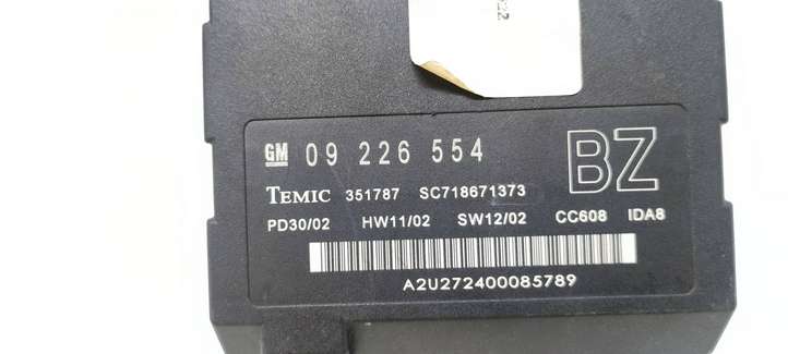 Opel Vectra (2002 - 2005)  09226554 Mодуль kомфортa