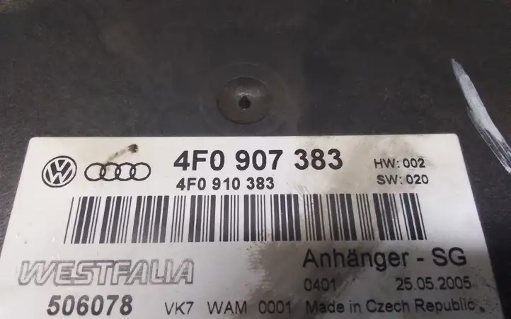 Audi A6 S6 C6 4F (2004 - 2008) 4F0907383 Блок управления фаркопом — фото 2
