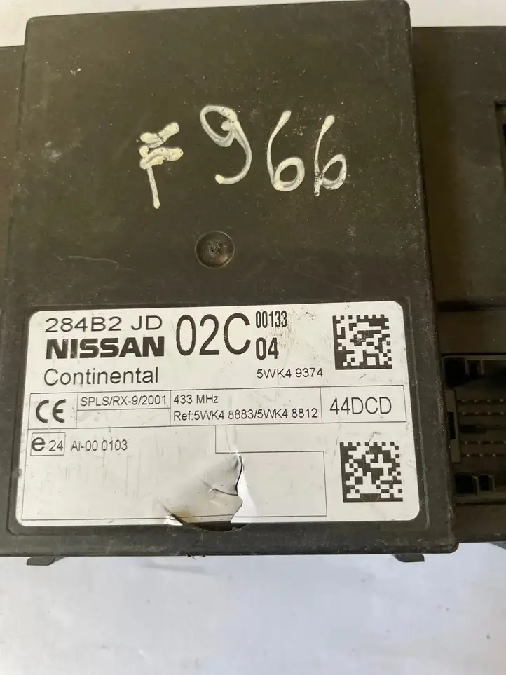 Nissan Qashqai (2006 - 2010) 284B2JD02C Прочие блоки управления — фото 2
