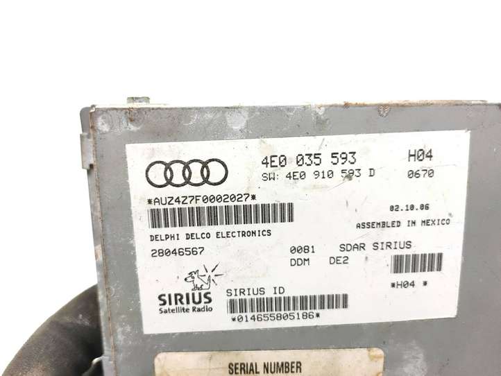 Audi Q7 (2005 - 2009)  4E0035593 Мультимедийный контроллер