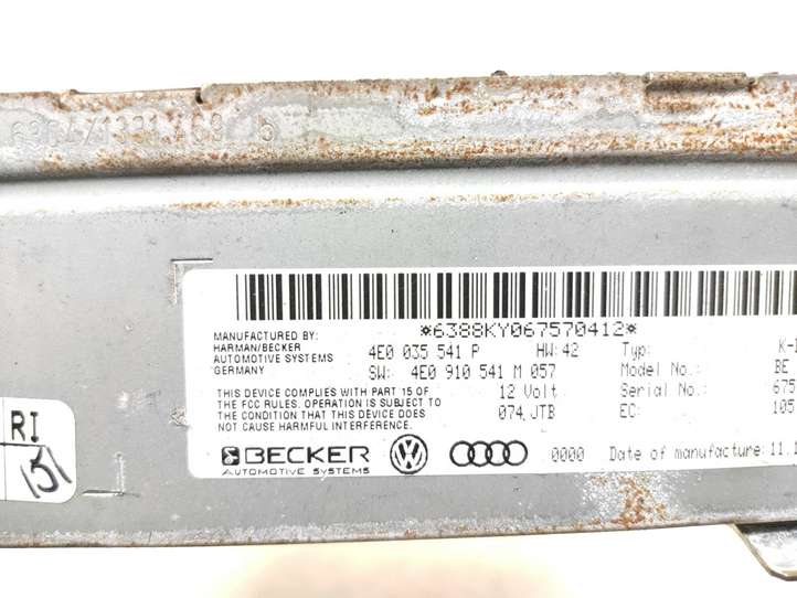 Audi Q7 (2005 - 2009)  4E0035541P Мультимедийный контроллер
