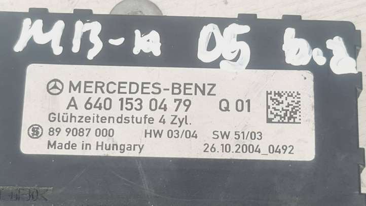 Mercedes-Benz A W169 (2004 - 2012)  A6401530479 Реле подогрева свеч