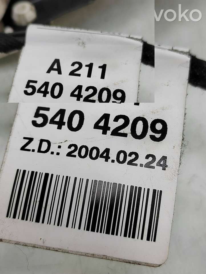 Mercedes-Benz E W211 (2002 - 2009)  A2115404209 Механизм подъема окон задней двери