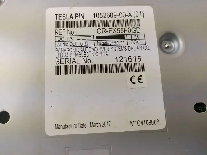 Tesla Model X (2015 - 2021) 105260900A Магнитола / мультимедийная система — фото 5