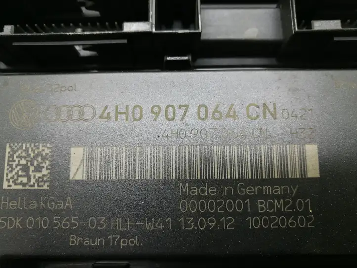Audi A6 C7 (2011 - 2014) 4H0907064CN Модуль управления кузовом (BCM) — фото 2