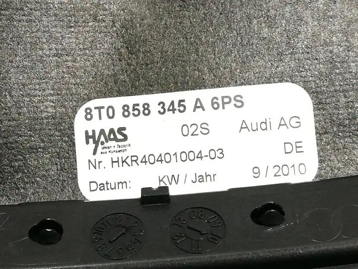 Audi A5 8T 8F (2007 - 2011) 8T0858345A Обшивка рулевой колонки — фото 3