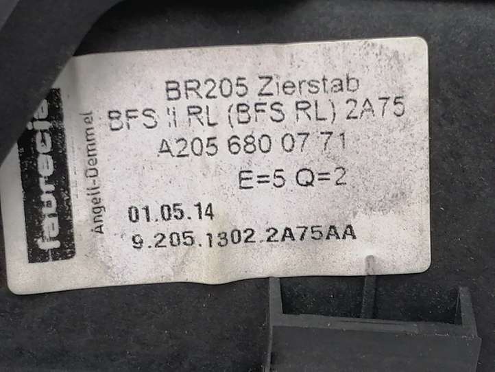 Mercedes-Benz C W205 (2014 - 2021)  A2056800771 Отделка внутренней панели