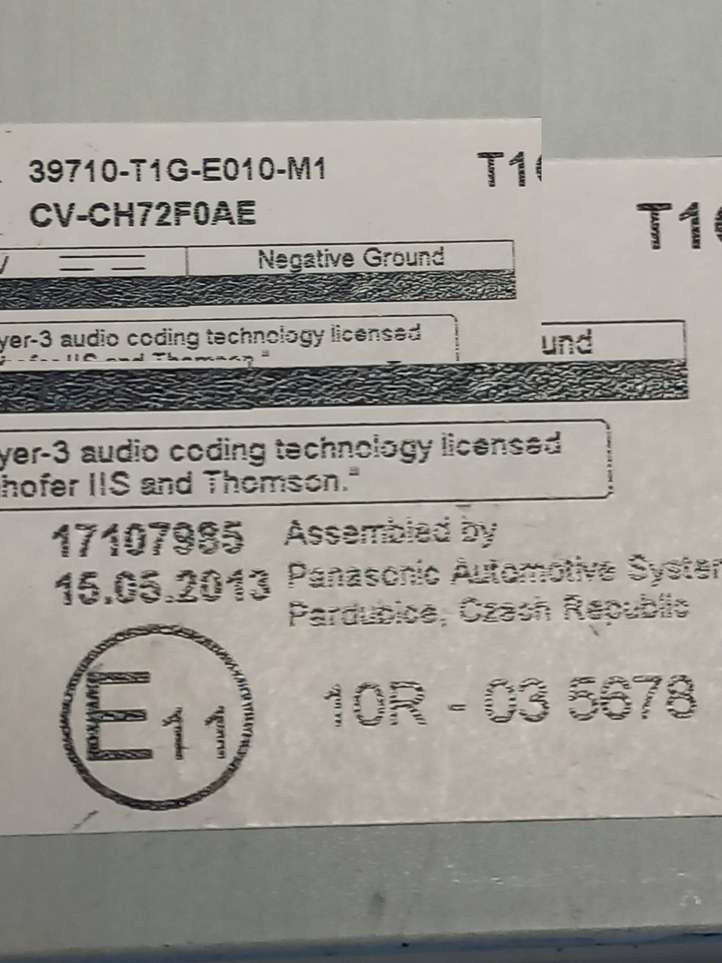 Honda CR-V (2012 - 2016)  39710T1GE010M1 Экран/ дисплей / маленький экран