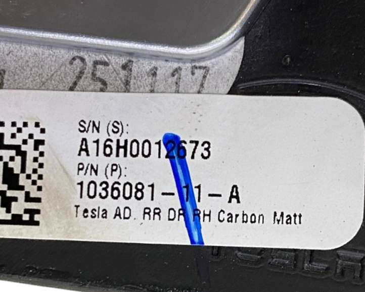 Tesla Model X (2015 - 2021)  103608111A Отделка  кнопки стеклоподъемника